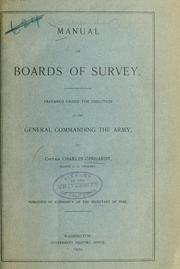 Cover of: Manual for boards of survey