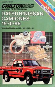 Manual de reparación Datsun/Nissan camiones, 1970-86