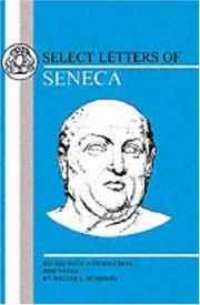 Cover of: Select Letters of Seneca by Seneca the Younger, Seneca the Younger