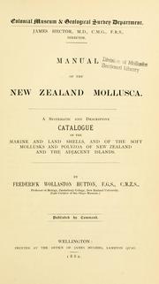 Manual of the New Zealand Mollususca by Dominion Museum (N.Z.)