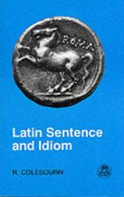 Cover of: Latin Sentence and Idiom (Latin Language) (Latin Language)