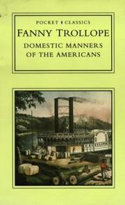 Cover of: Domestic Manners of the Americans (Pocket Classics) by Judith Martin