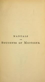 Cover of: A manual of surgery: in treatises by various authors