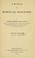 Cover of: A manual of surgical diagnosis