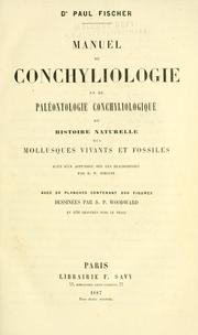 Cover of: Manuel de conchyliologie et de paleontologie conchyliologique by Paul Fischer