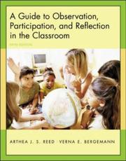 Cover of: A Guide to Observation, Participation, and Reflection in the Classroom with Forms for Field Use CD-ROM