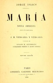 Cover of: María: novela americana
