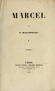 Cover of: Marcel by Jean Pierre Félicien Mallefille