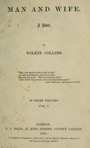 Cover of: Man and wife by Wilkie Collins