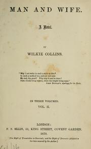 Cover of: Man and wife by Wilkie Collins, Wilkie Collins