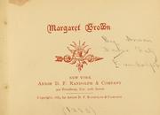 Cover of: Margaret Brown.