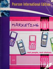 Marketing by Michael R. Solomon