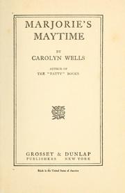 Cover of: Marjorie's Maytime