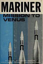 Cover of: Mariner mission to Venus by California Institute of Technology, Pasadena. Jet Propulsion Laboratory