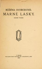 Cover of: Marné lásky