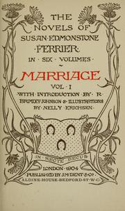 Cover of: Marriage by Susan Ferrier