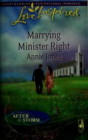 Cover of: Marrying minister right