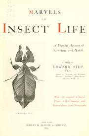 Cover of: Marvels of insect life by Edward Step