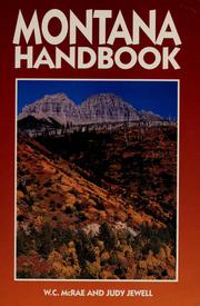 Cover of: Montana handbook