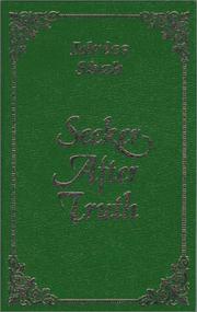 Cover of: Seeker After Truth: A Handbook