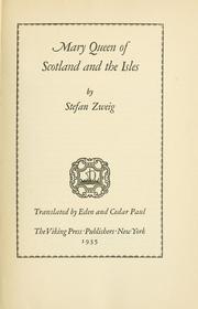 Cover of: Mary, queen of Scotland and the Isles