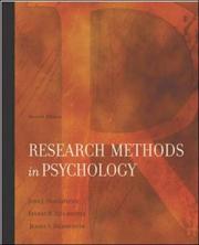 Cover of: Research methods in psychology by John J. Shaughnessy