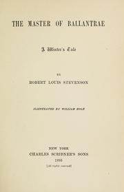 Cover of: Master of Ballantrae | Robert Louis Stevenson
