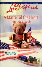 Cover of: A matter of the heart