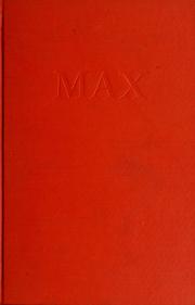 Cover of: Max by Cecil, David Lord