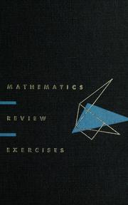 Cover of: Mathematics review exercises by Smith, David P.