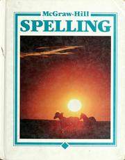 Cover of: McGraw-Hill spelling