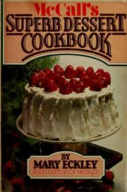 Cover of: McCall's superb dessert cookbook