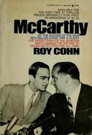 Cover of: McCarthy