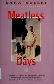 Cover of: Meatless days by Sara Suleri