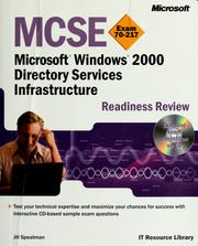 Cover of: MCSE Microsoft Windows 2000 directory services infrastructure readiness review exam 70-217
