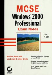 Cover of: MCSE: Windows 2000 Professional by Matthew Sheltz