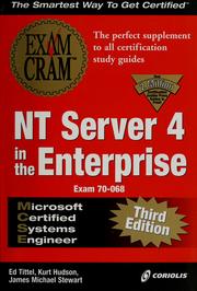 Cover of: MCSE NT server 4 in the Enterprise exam cram by Ed Tittel