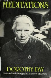 Cover of: Meditations by Dorothy Day