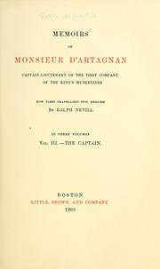 Cover of: Memoirs of Monsieur d'Artagnan
