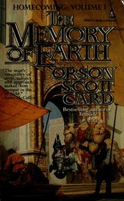 Cover of: The memory of earth by Orson Scott Card