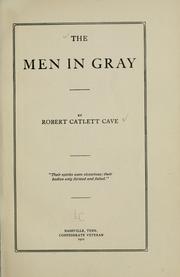 Cover of: men in gray