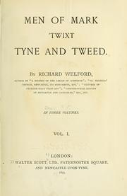 Cover of: Men of mark 'twixt Tyne and Tweed