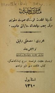 Cover of: Menib-i seyyn