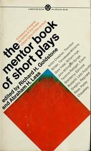 Cover of: The Mentor book of short plays