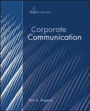 Corporate communication by Paul A. Argenti