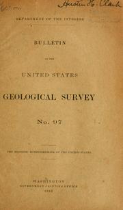 Cover of: The Mesozoic Echinodermata of the United States