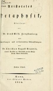 Cover of: Metaphysik by Aristotle