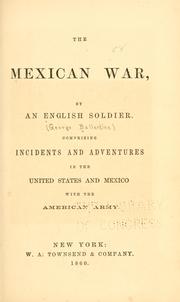 Cover of: Mexican war