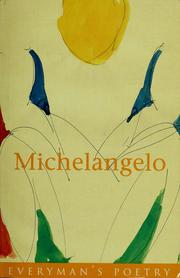 Cover of: Michelangelo by Michelangelo Buonarroti