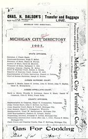 Cover of: Michigan city directory by 